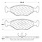 Centric Parts Metallic Brake Pad W/Shims, 102.03501 102.03501 - alternate 5